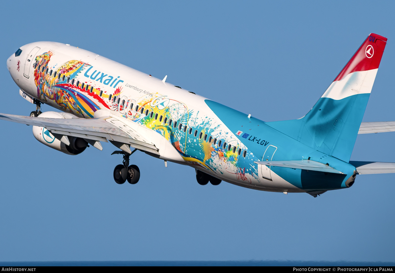 Aircraft Photo of LX-LGV | Boeing 737-8C9 | Luxair | AirHistory.net #620796