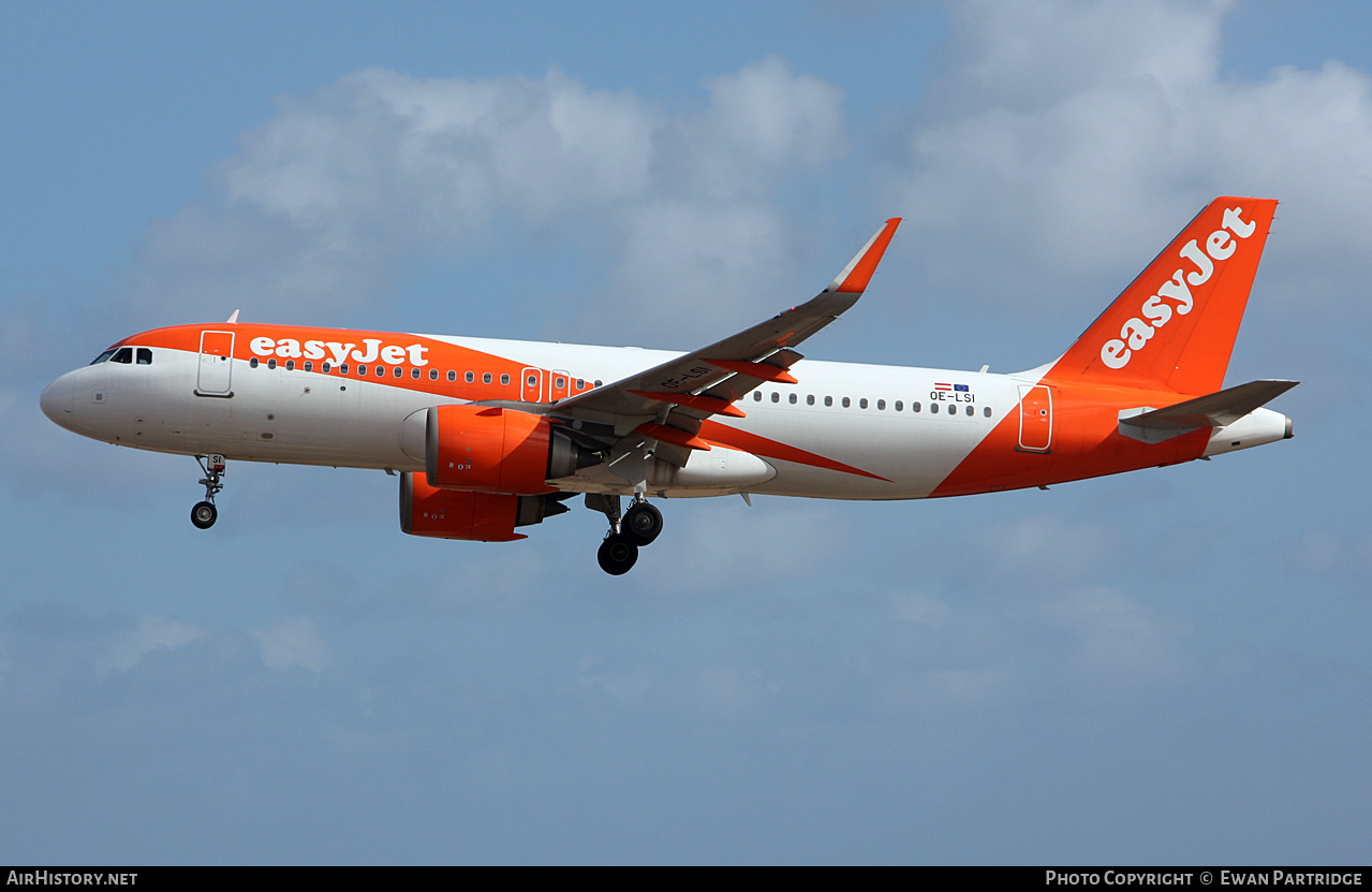 Aircraft Photo of OE-LSI | Airbus A320-251N | EasyJet | AirHistory.net #620801