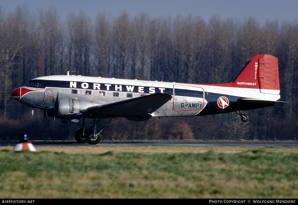 Aircraft Photo of G-AMPY | Douglas C-47B Skytrain | Air Atlantique | Northwest Airlines | AirHistory.net #620804