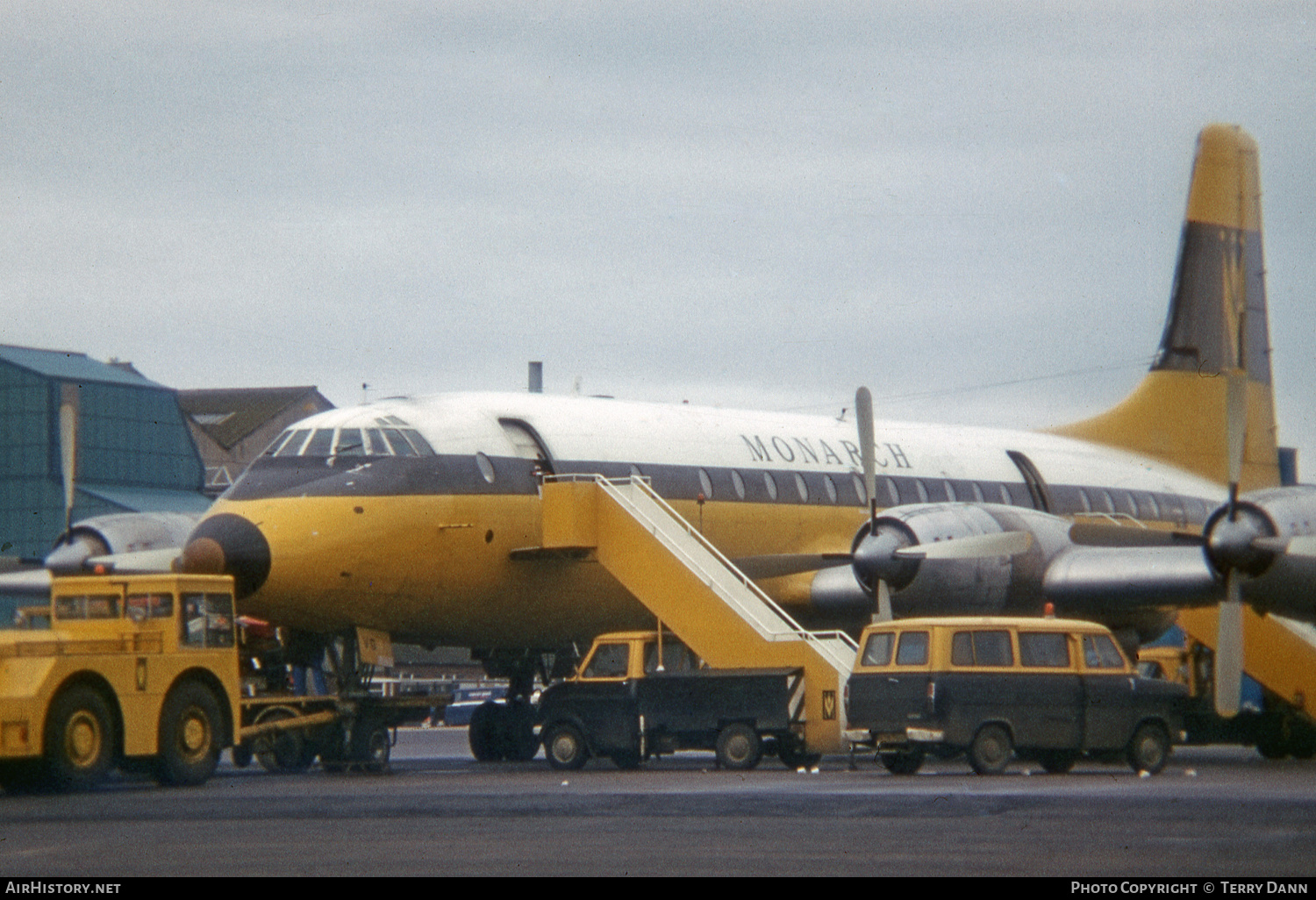 Aircraft Photo of G-AOVG | Bristol 175 Britannia 312 | Monarch Airlines | AirHistory.net #620844
