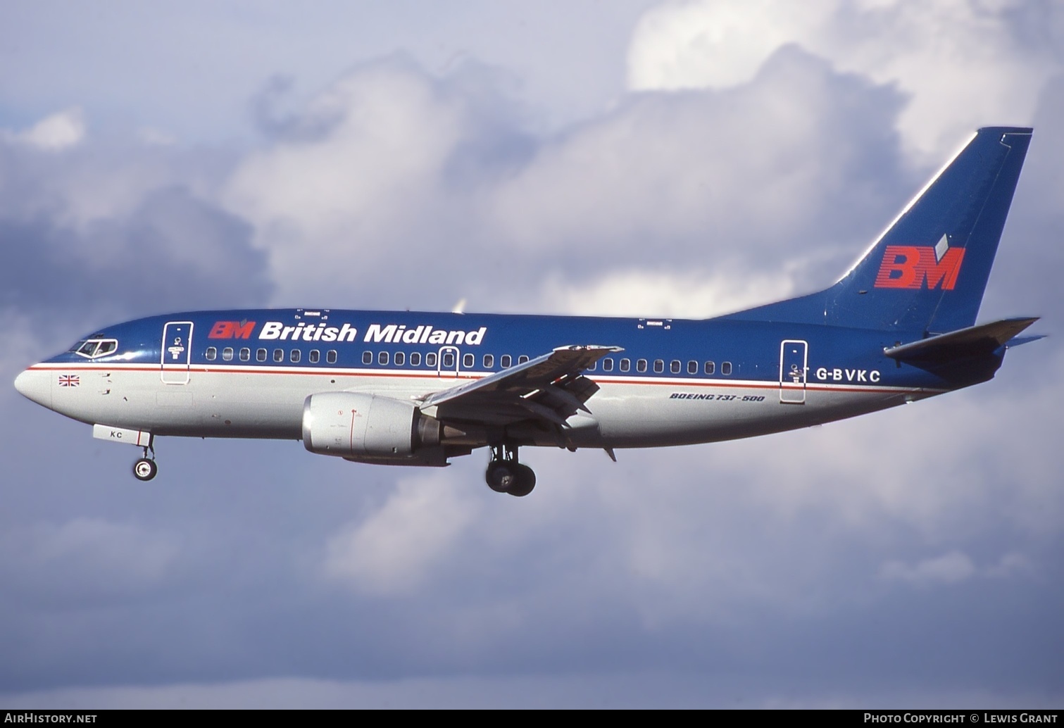 Aircraft Photo of G-BVKC | Boeing 737-59D | British Midland Airways - BMA | AirHistory.net #620857
