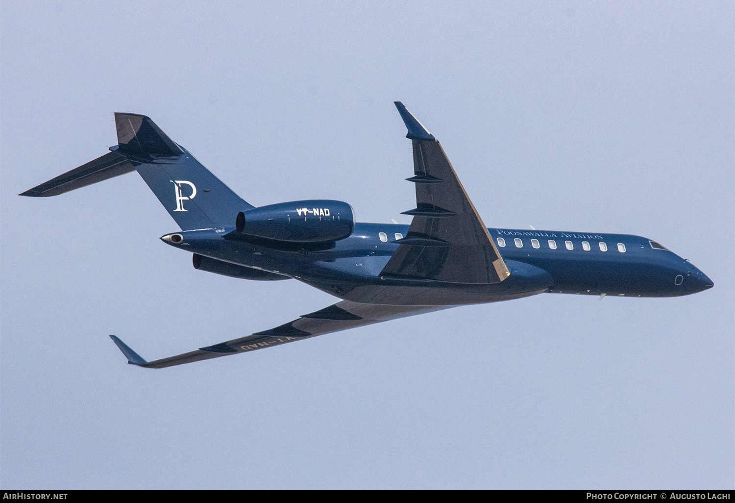 Aircraft Photo of VT-NAD | Bombardier Global 6500 (BD-700-1A10) | Poonawalla Aviation | AirHistory.net #620863