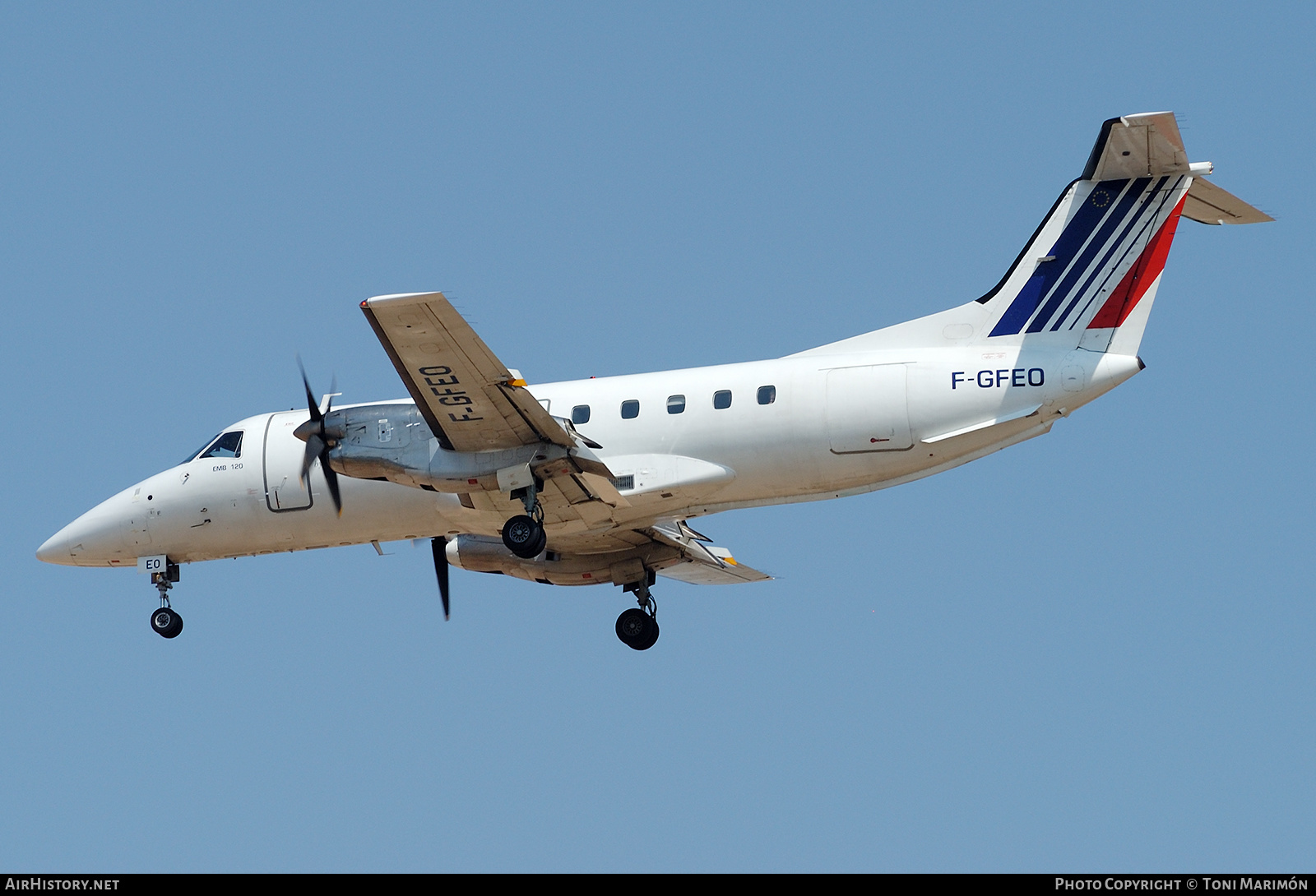 Aircraft Photo of F-GFEO | Embraer EMB-120RT Brasilia | Air France | AirHistory.net #620868
