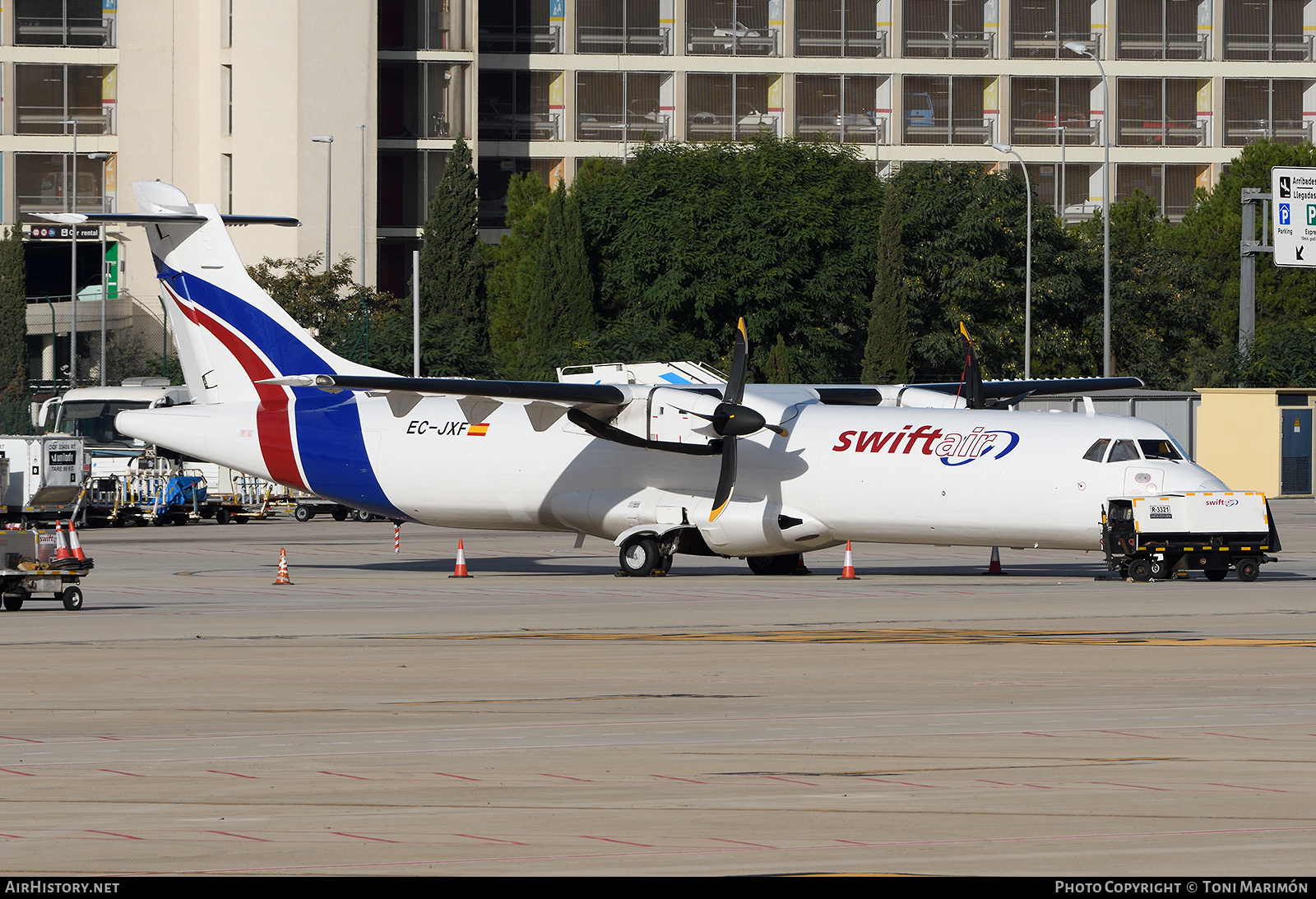Aircraft Photo of EC-JXF | ATR ATR-72-201/F | Swiftair | AirHistory.net #620872