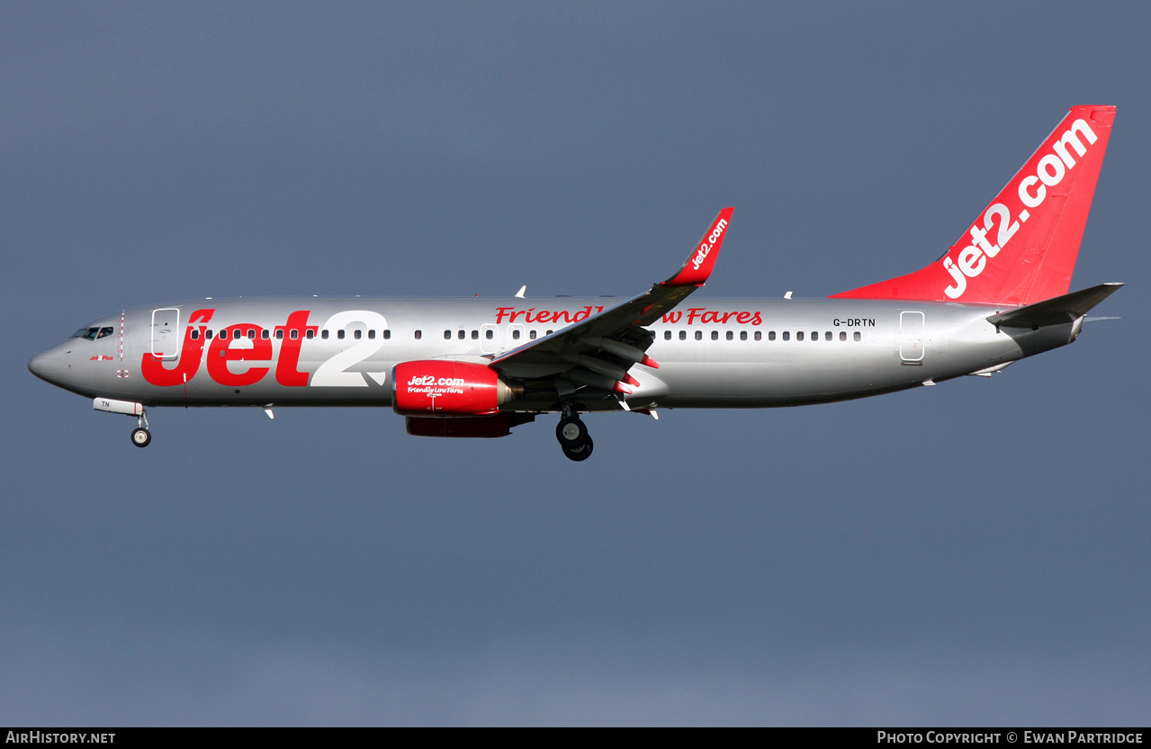 Aircraft Photo of G-DRTN | Boeing 737-86N | Jet2 | AirHistory.net #620881