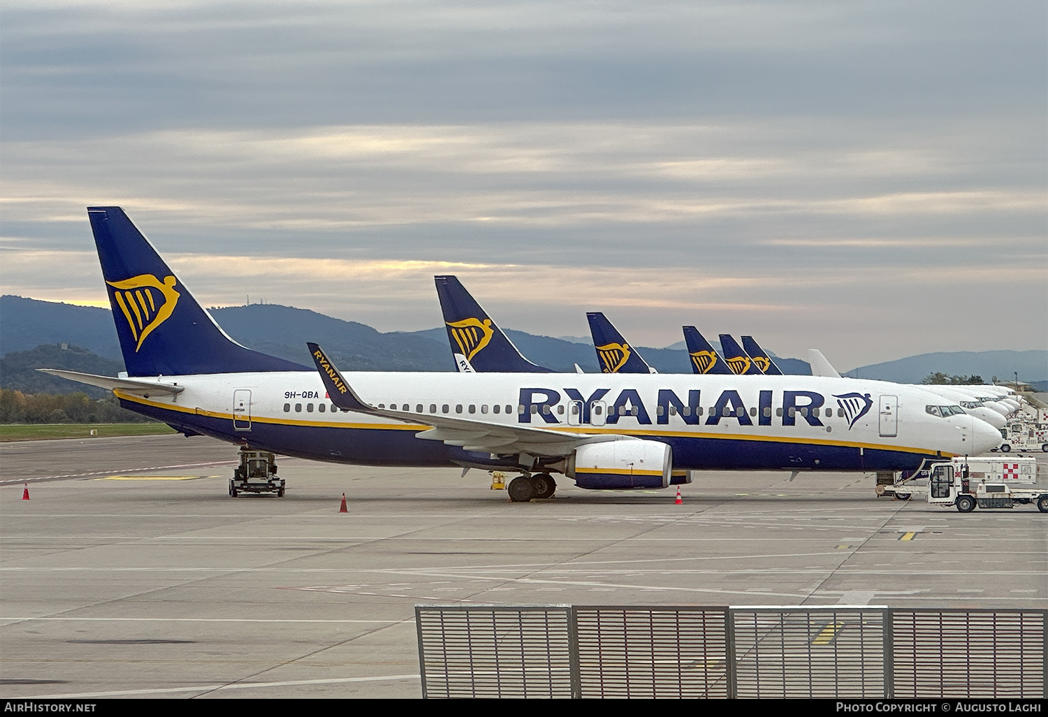 Aircraft Photo of 9H-QBA | Boeing 737-800 | Ryanair | AirHistory.net #620908