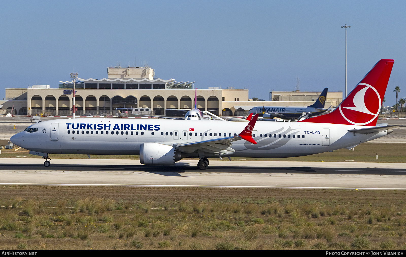 Aircraft Photo of TC-LYD | Boeing 737-9 Max 9 | Turkish Airlines | AirHistory.net #620914