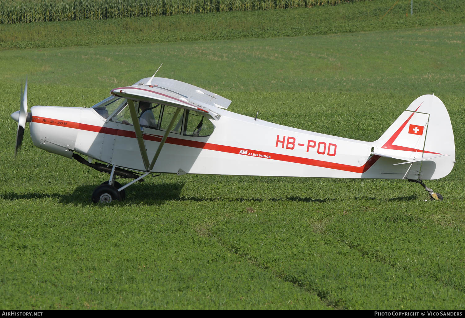 Aircraft Photo of HB-POD | Piper PA-18-18M Super Cub | Albis Wings | AirHistory.net #620918