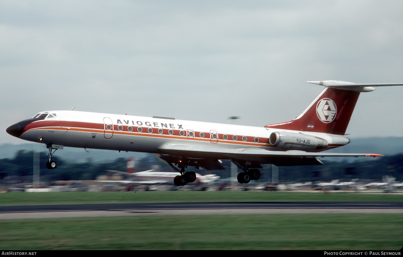 Aircraft Photo of YU-AJD | Tupolev Tu-134A | Aviogenex | AirHistory.net #620941