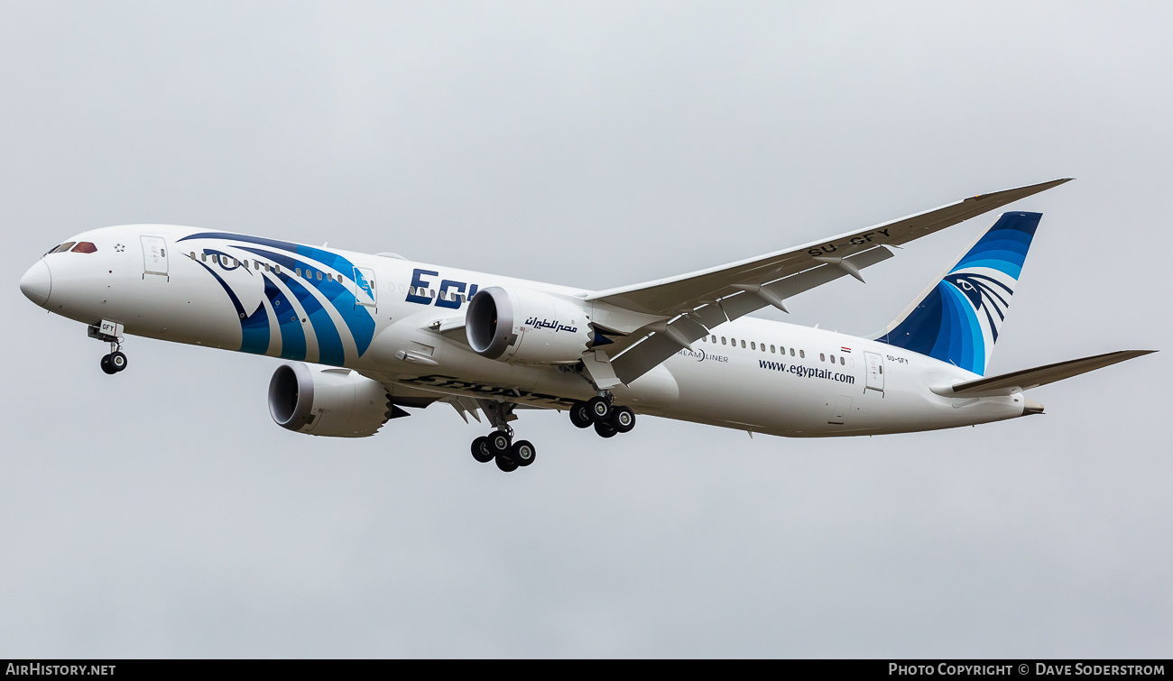 Aircraft Photo of SU-GFY | Boeing 787-9 Dreamliner | EgyptAir | AirHistory.net #620964
