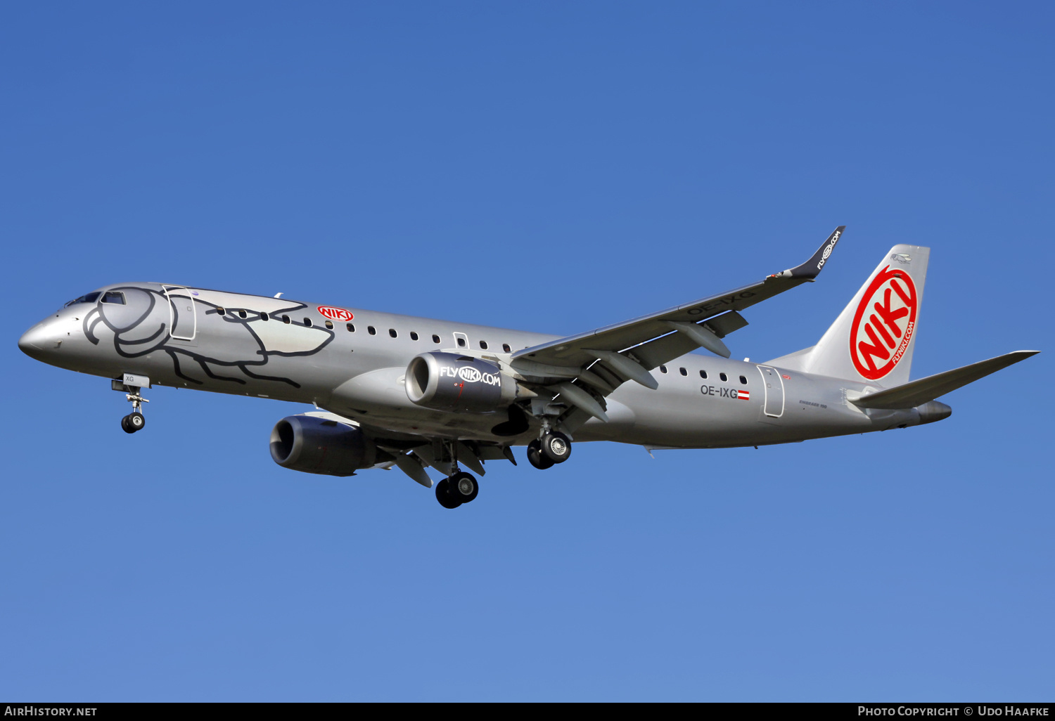 Aircraft Photo of OE-IXG | Embraer 190LR (ERJ-190-100LR) | Niki | AirHistory.net #620983