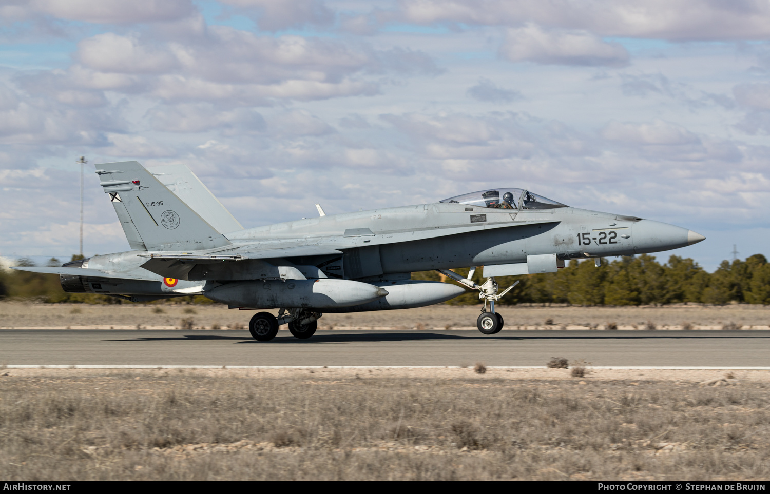 Aircraft Photo of C15-35 | McDonnell Douglas EF-18A Hornet | Spain - Air Force | AirHistory.net #621007