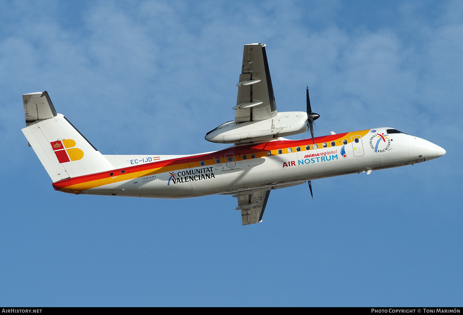 Aircraft Photo of EC-IJD | Bombardier DHC-8-315Q Dash 8 | Iberia Regional | AirHistory.net #621190