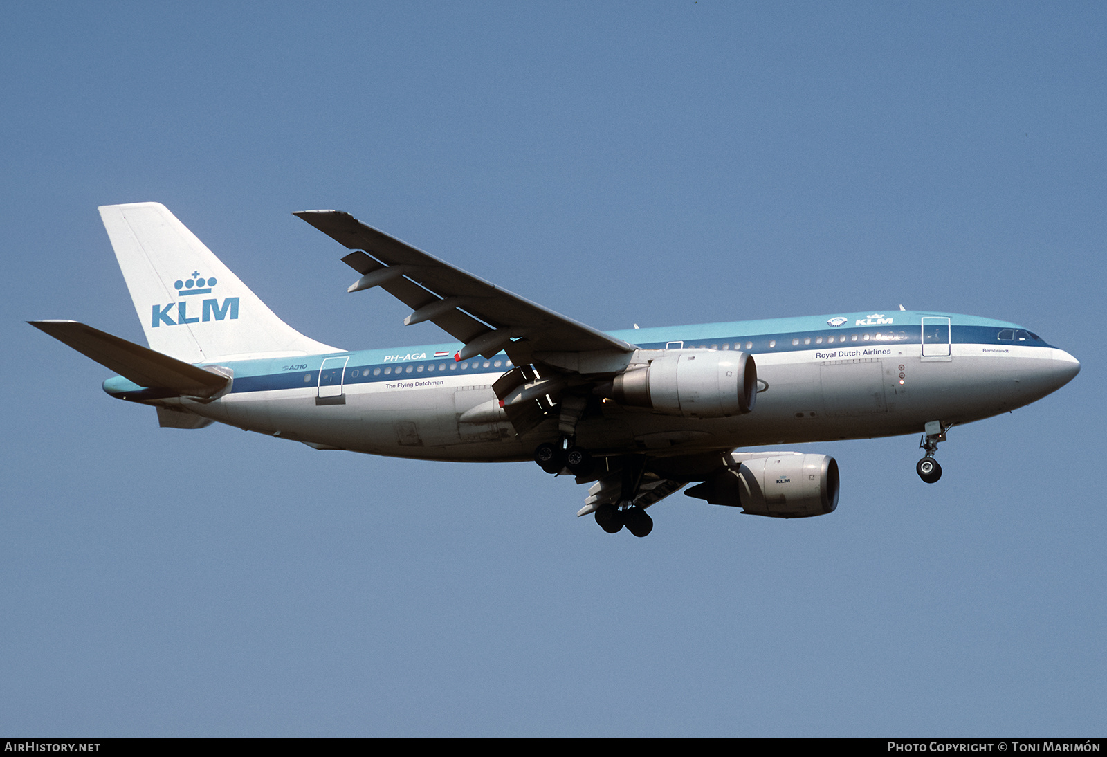 Aircraft Photo of PH-AGA | Airbus A310-203 | KLM - Royal Dutch Airlines | AirHistory.net #621194