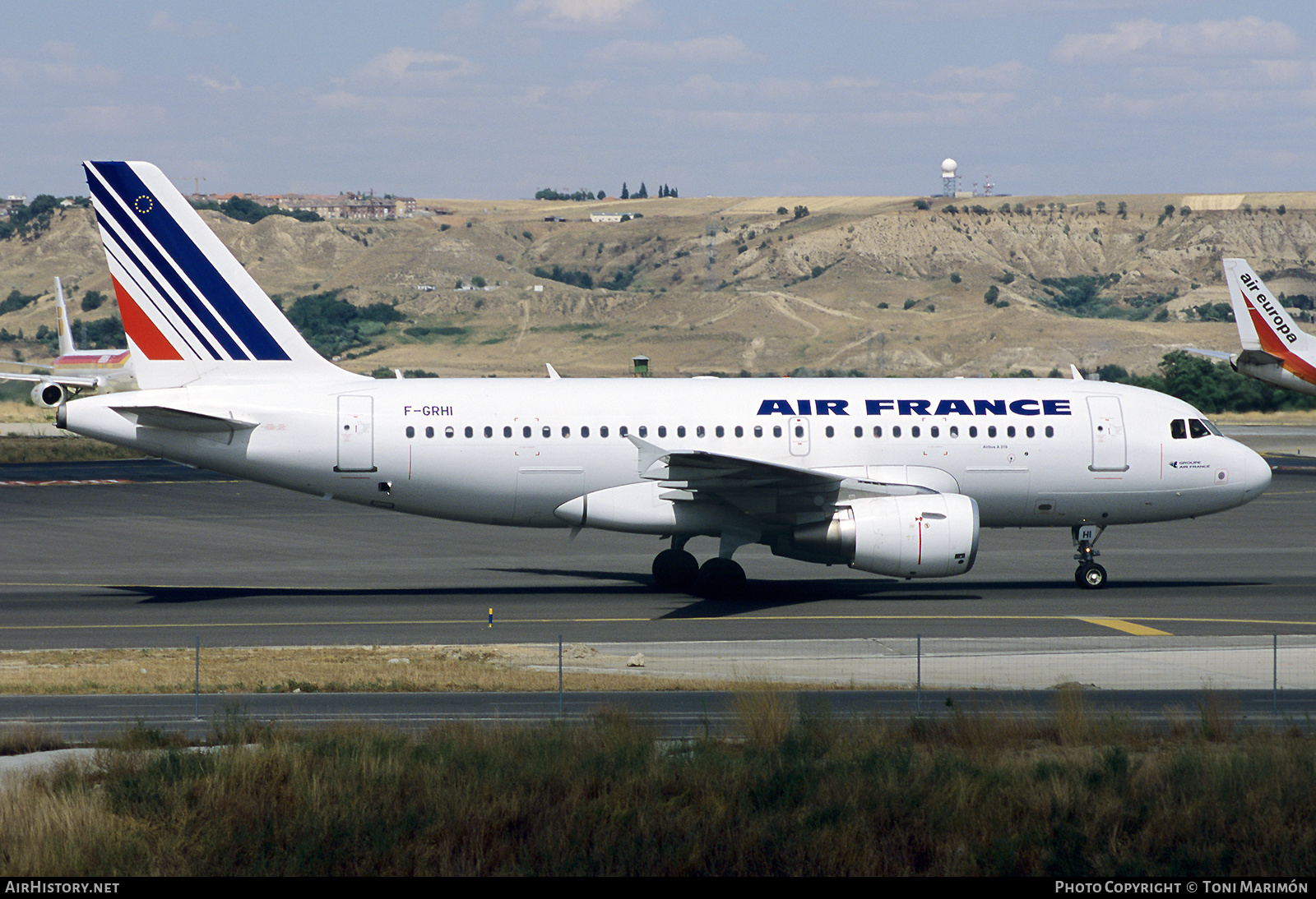 Aircraft Photo of F-GRHI | Airbus A319-111 | Air France | AirHistory.net #621208