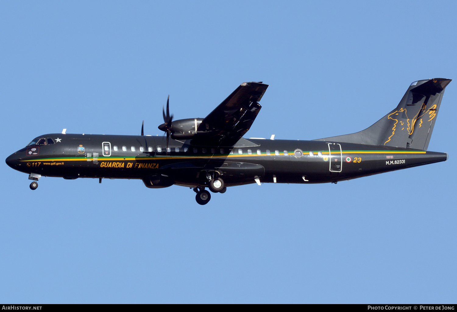 Aircraft Photo of MM62331 | ATR ATR-72-600MPA | Italy - Guardia di Finanza | AirHistory.net #621224