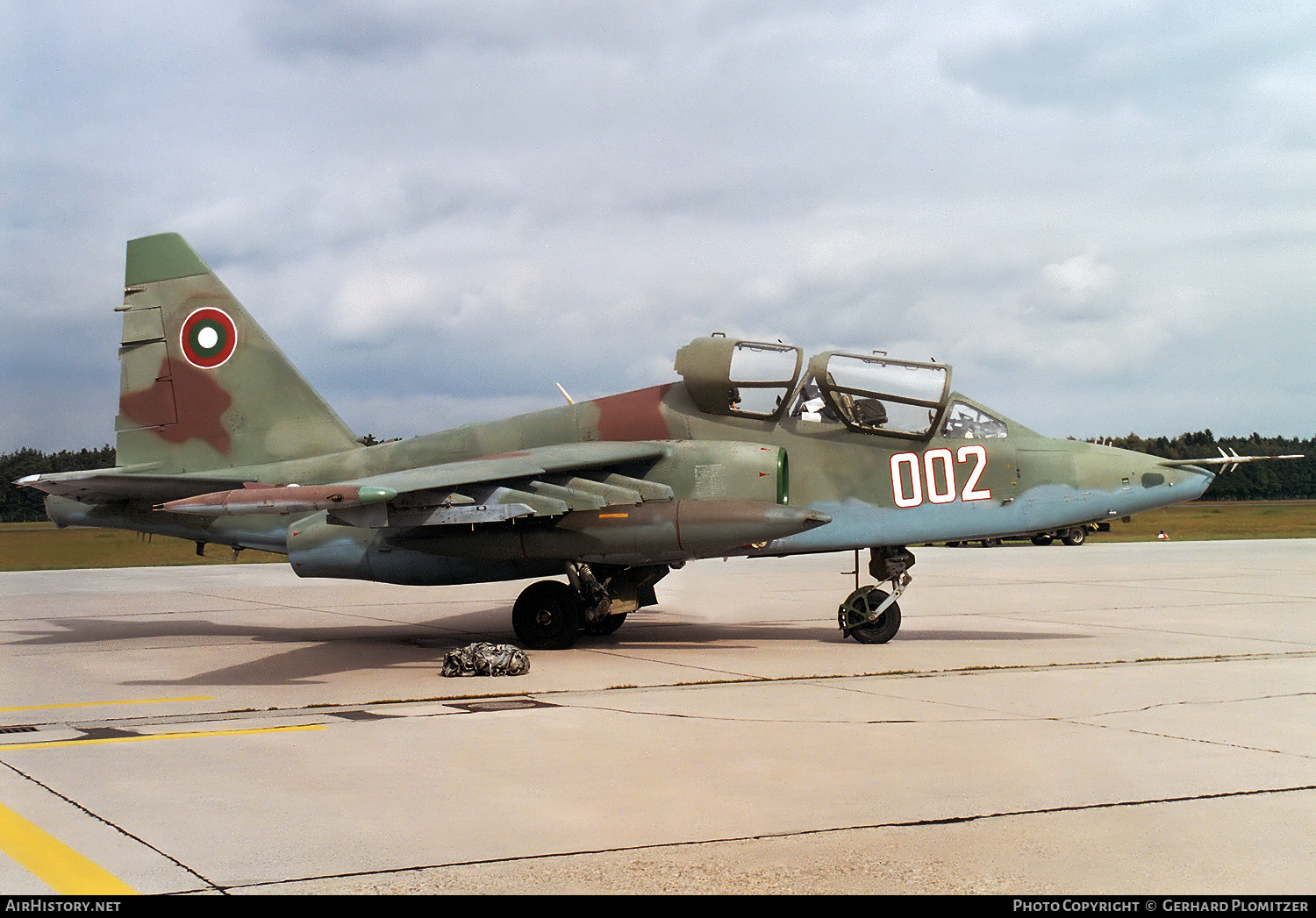 Aircraft Photo of 002 | Sukhoi Su-25UBK | Bulgaria - Air Force | AirHistory.net #621264