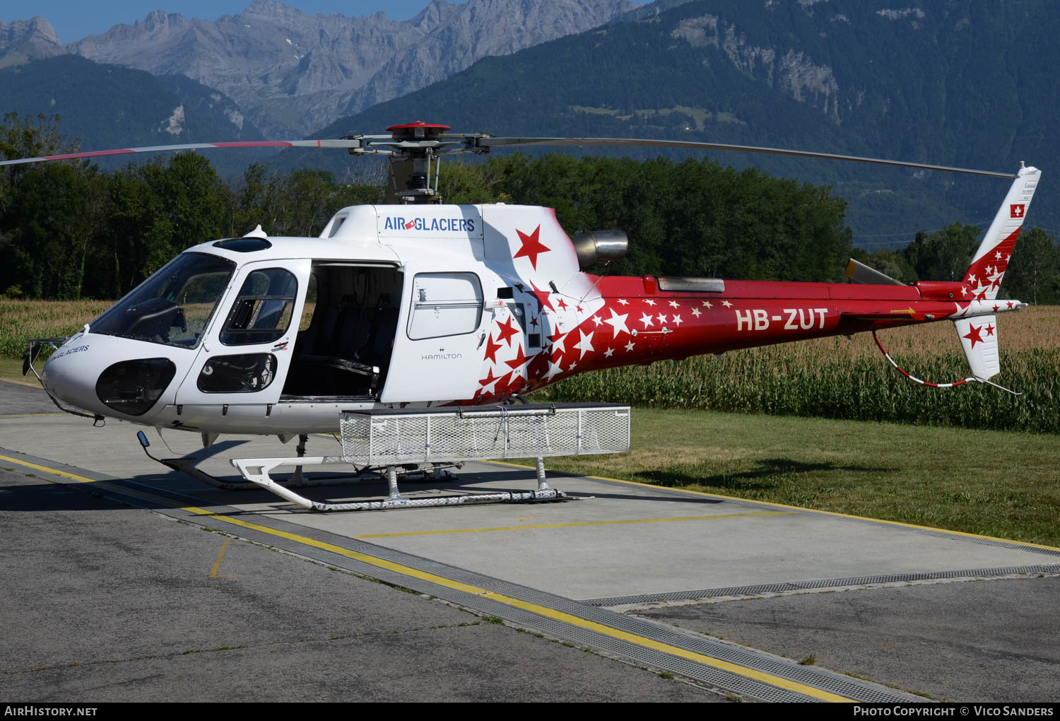 Aircraft Photo of HB-ZUT | Eurocopter AS-350B-3 Ecureuil | Air Glaciers | AirHistory.net #621279