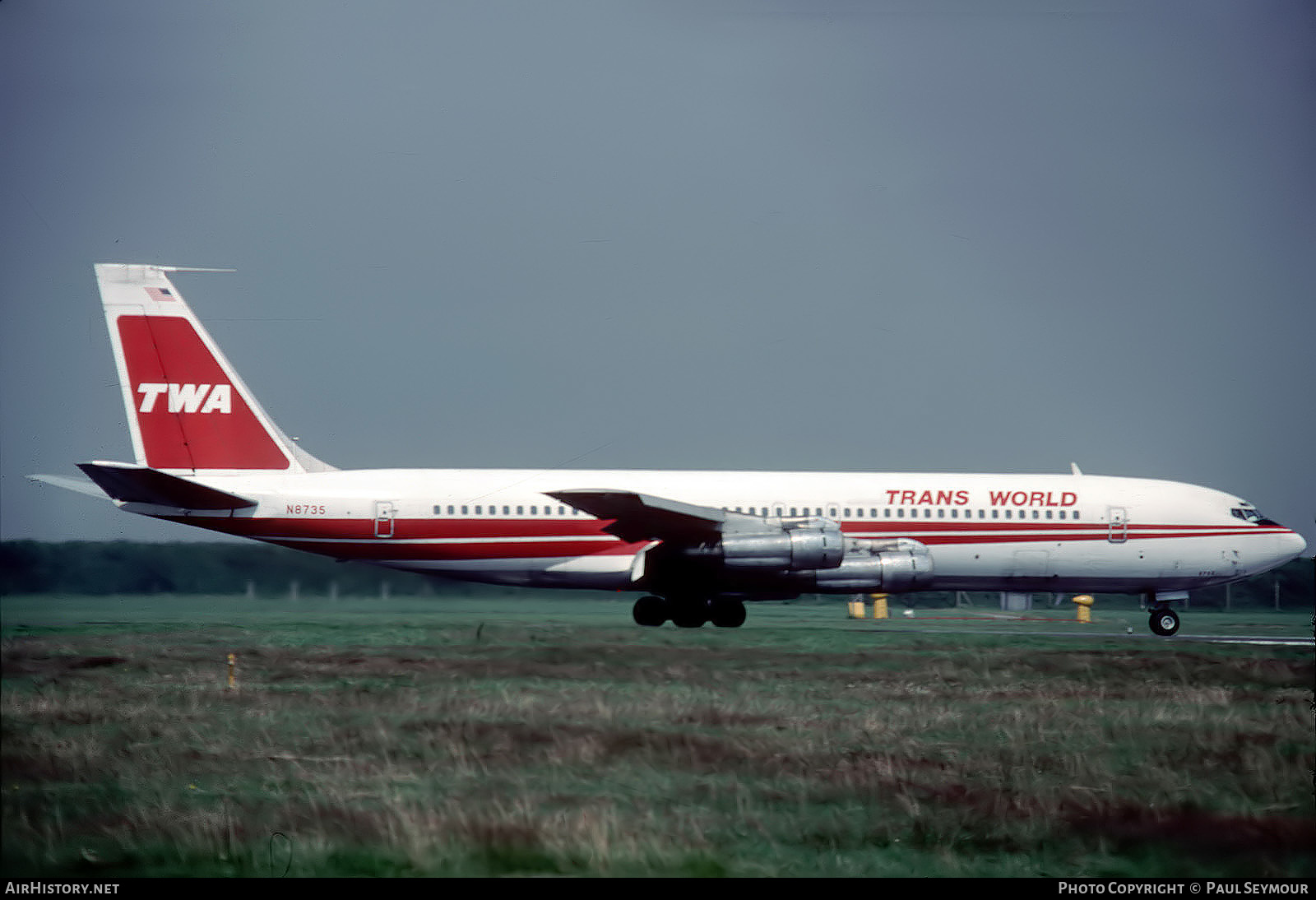 Aircraft Photo of N8735 | Boeing 707-331B | Trans World Airlines - TWA | AirHistory.net #621286