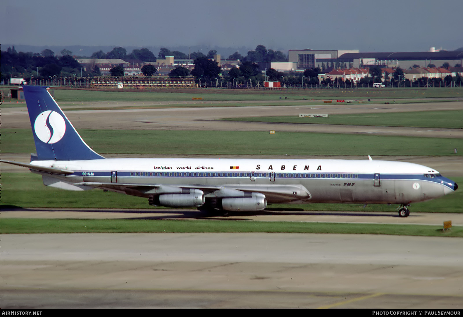 Aircraft Photo of OO-SJA | Boeing 707-329 | Sabena | AirHistory.net #621289