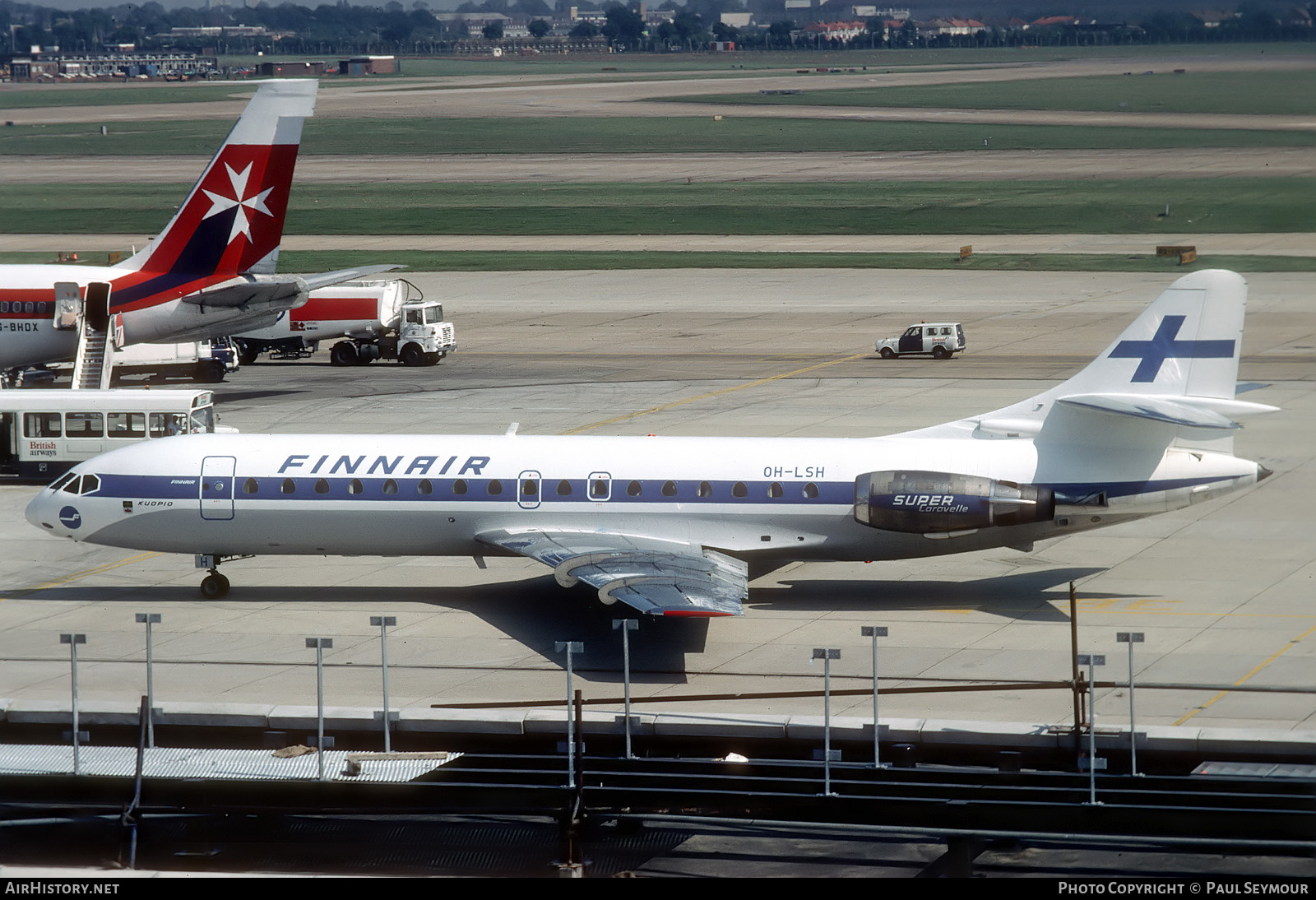 Aircraft Photo of OH-LSH | Sud SE-210 Caravelle 10B3 Super B | Finnair | AirHistory.net #621290