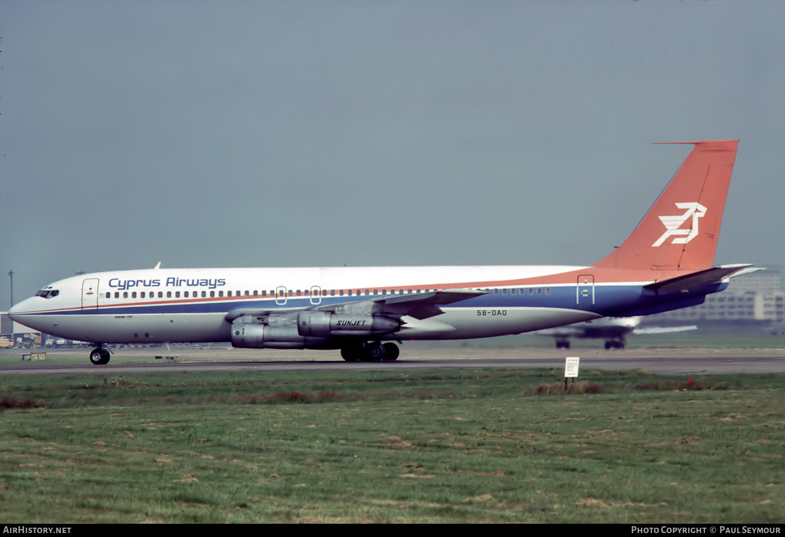 Aircraft Photo of 5B-DAO | Boeing 707-123B | Cyprus Airways | AirHistory.net #621296