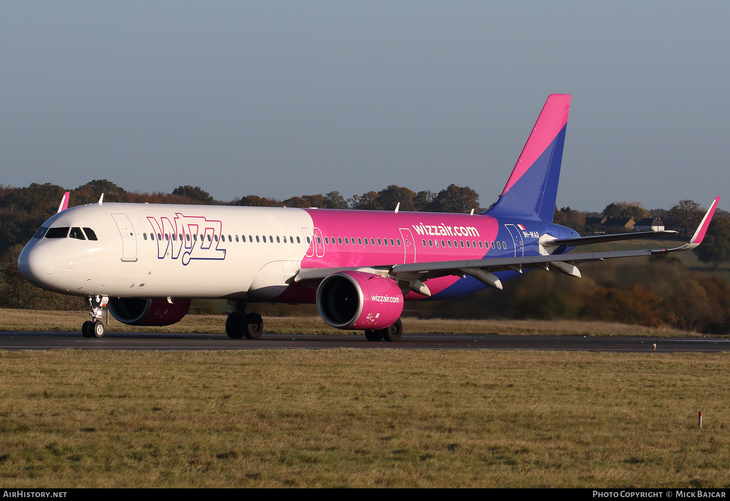 Aircraft Photo of 9H-WAQ | Airbus A321-271NX | Wizz Air | AirHistory.net #621302