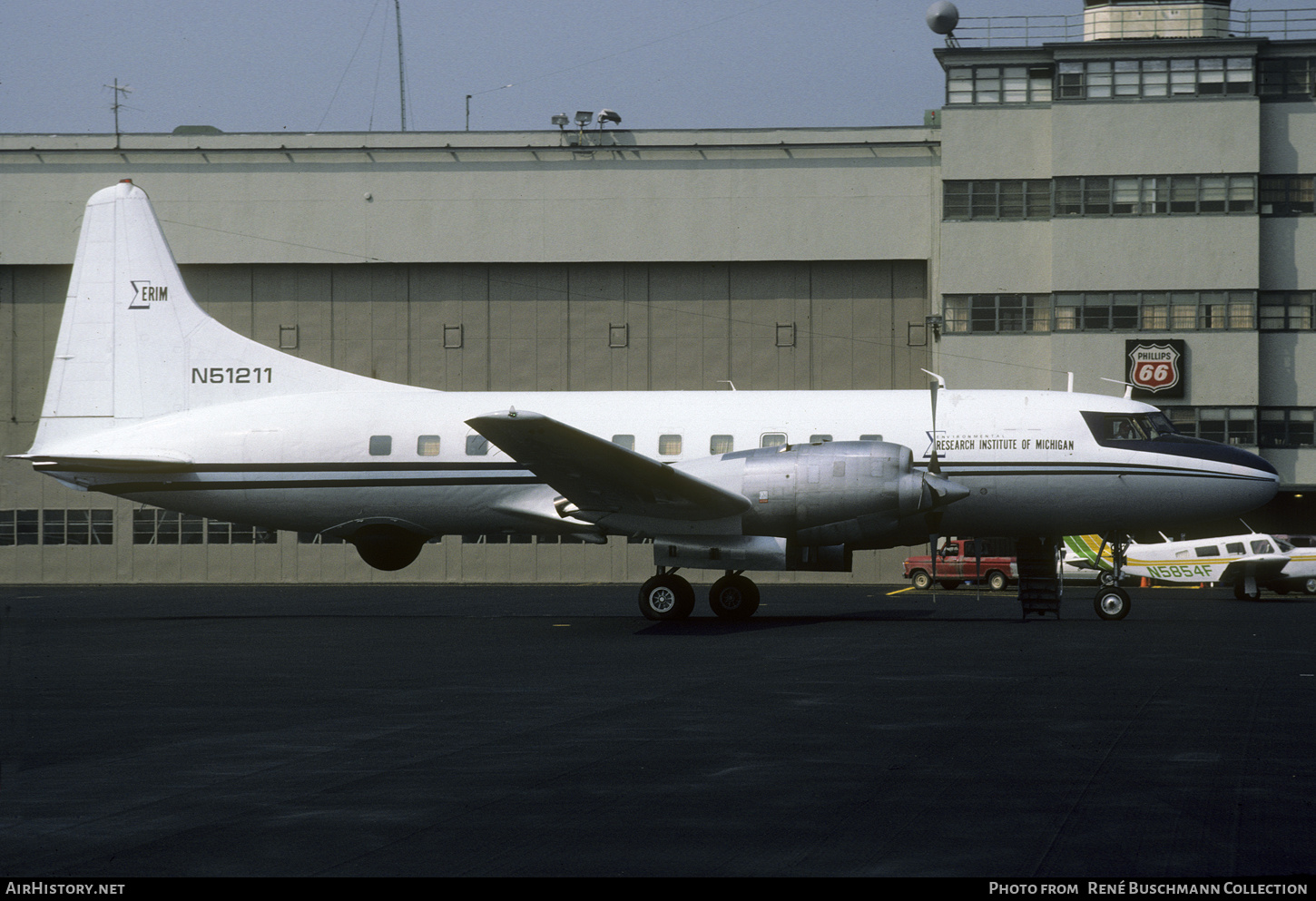 Aircraft Photo of N51211 | Convair 580 | ERIM - Environmental Research Institute of Michigan | AirHistory.net #621306