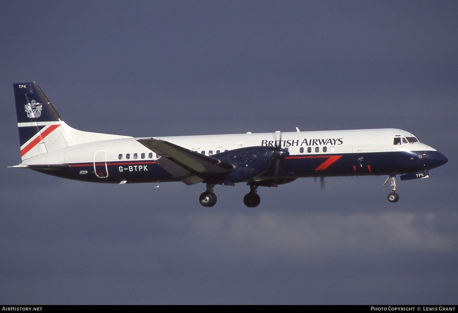 Aircraft Photo of G-BTPK | British Aerospace ATP | British Airways | AirHistory.net #621332