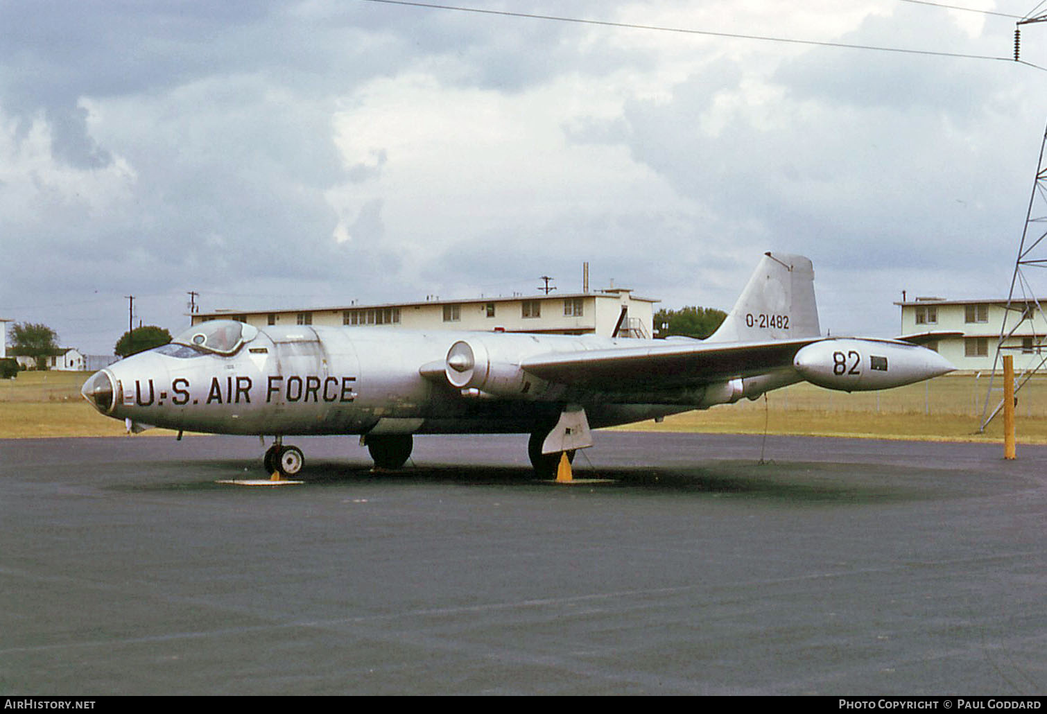 Aircraft Photo of 52-1482 / 0-21482 | Martin EB-57A Canberra | USA - Air Force | AirHistory.net #621363