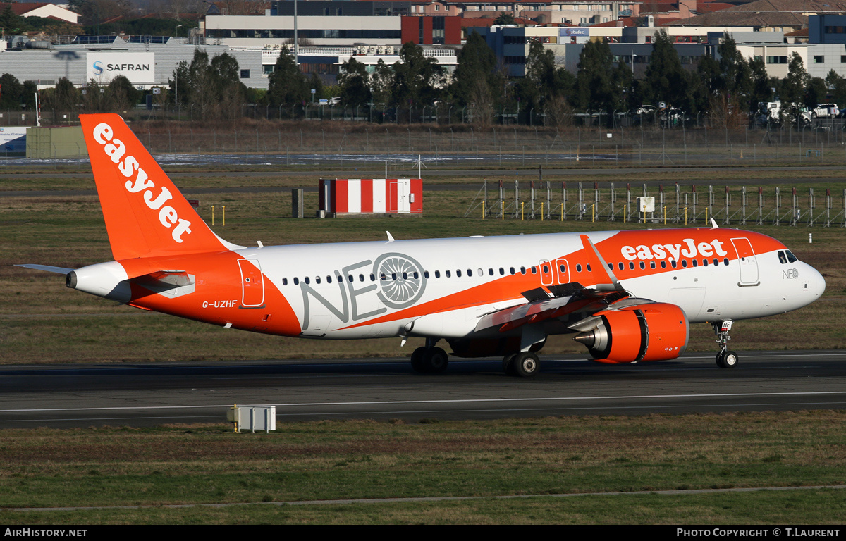 Aircraft Photo of G-UZHF | Airbus A320-251N | EasyJet | AirHistory.net #621410