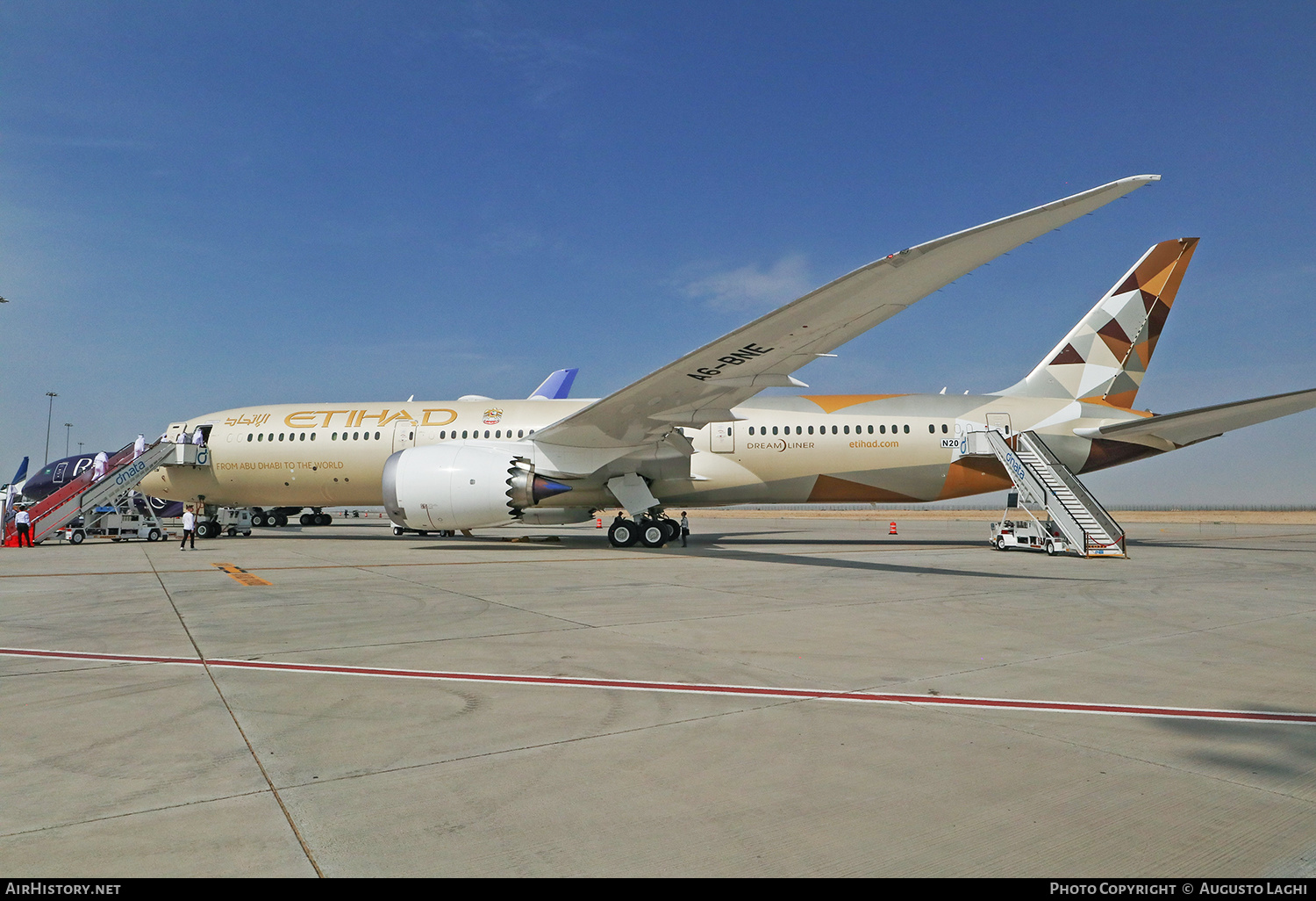 Aircraft Photo of N2003T / A6-BNE | Boeing 787-9 Dreamliner | Etihad Airways | AirHistory.net #621450