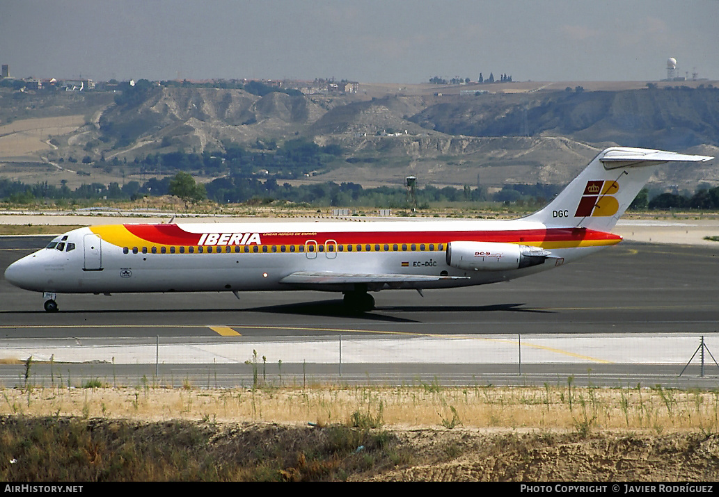 Aircraft Photo of EC-DGC | McDonnell Douglas DC-9-34 | Iberia | AirHistory.net #621463