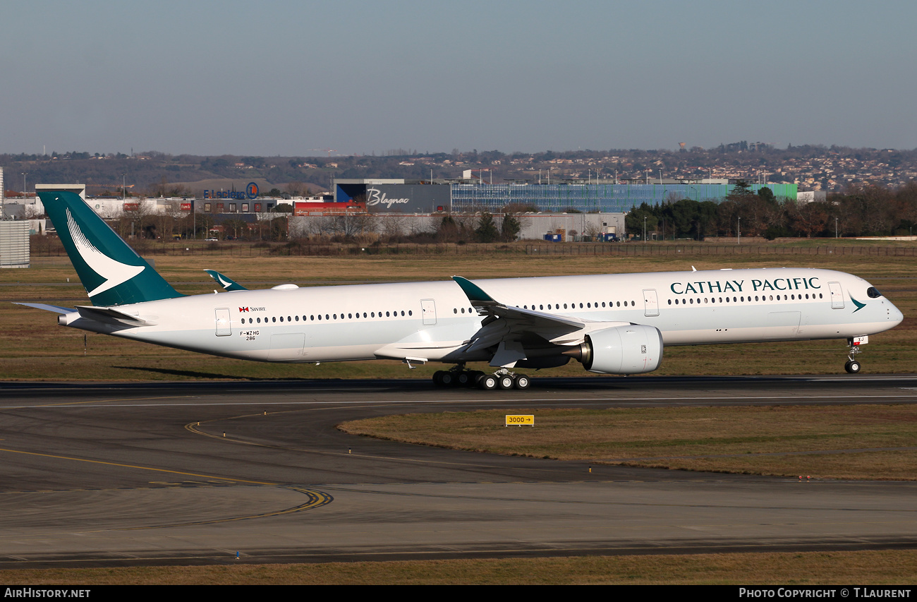 Aircraft Photo of F-WZHG | Airbus A350-1041 | Cathay Pacific Airways | AirHistory.net #621467