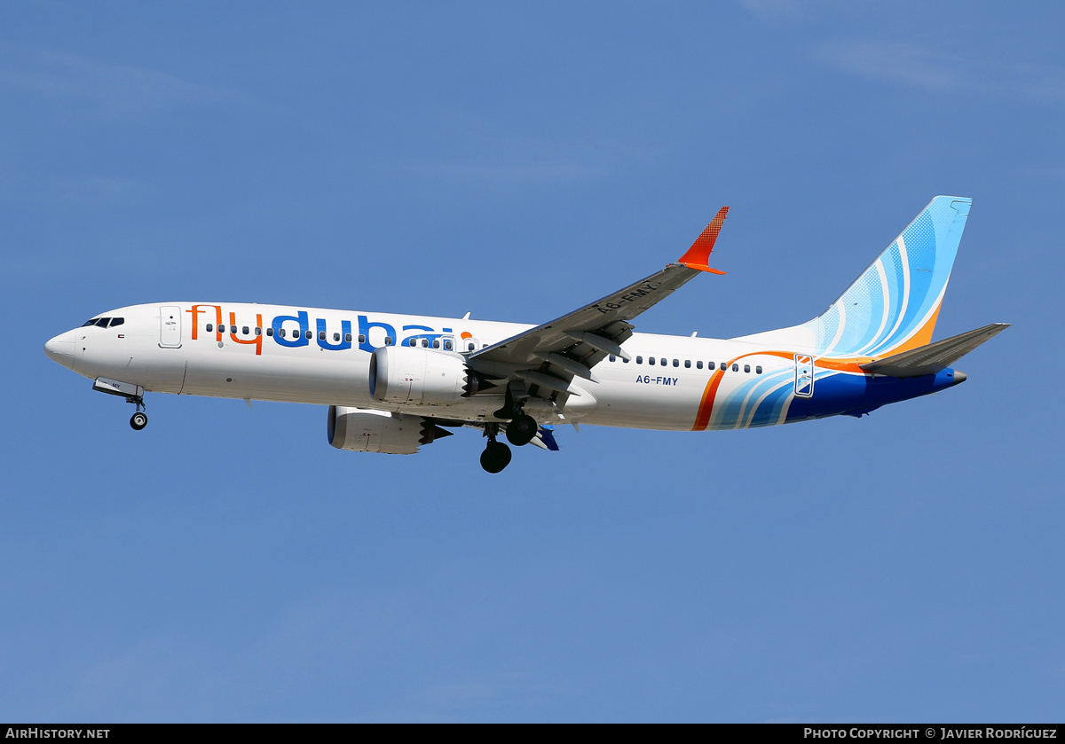 Aircraft Photo of A6-FMY | Boeing 737-8 Max 8 | Flydubai | AirHistory.net #621480
