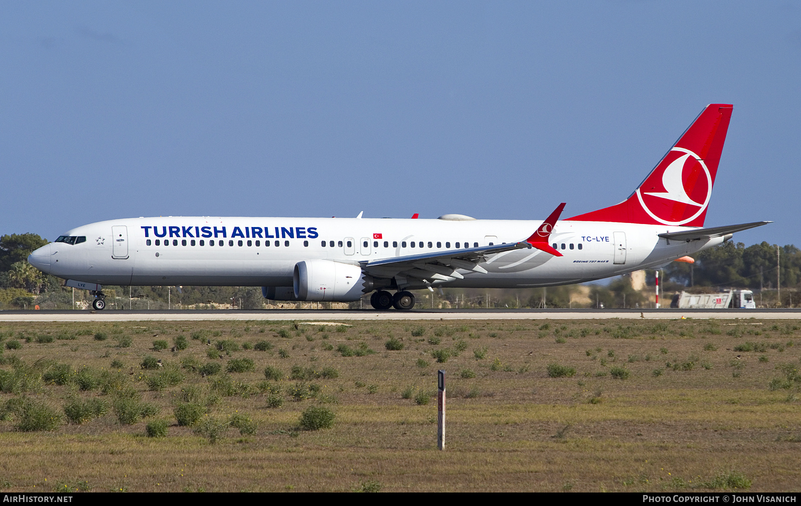 Aircraft Photo of TC-LYE | Boeing 737-9 Max 9 | Turkish Airlines | AirHistory.net #621510