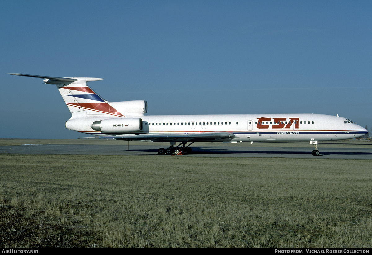 Aircraft Photo of OK-UCE | Tupolev Tu-154M | ČSA - Czech Airlines | AirHistory.net #621534