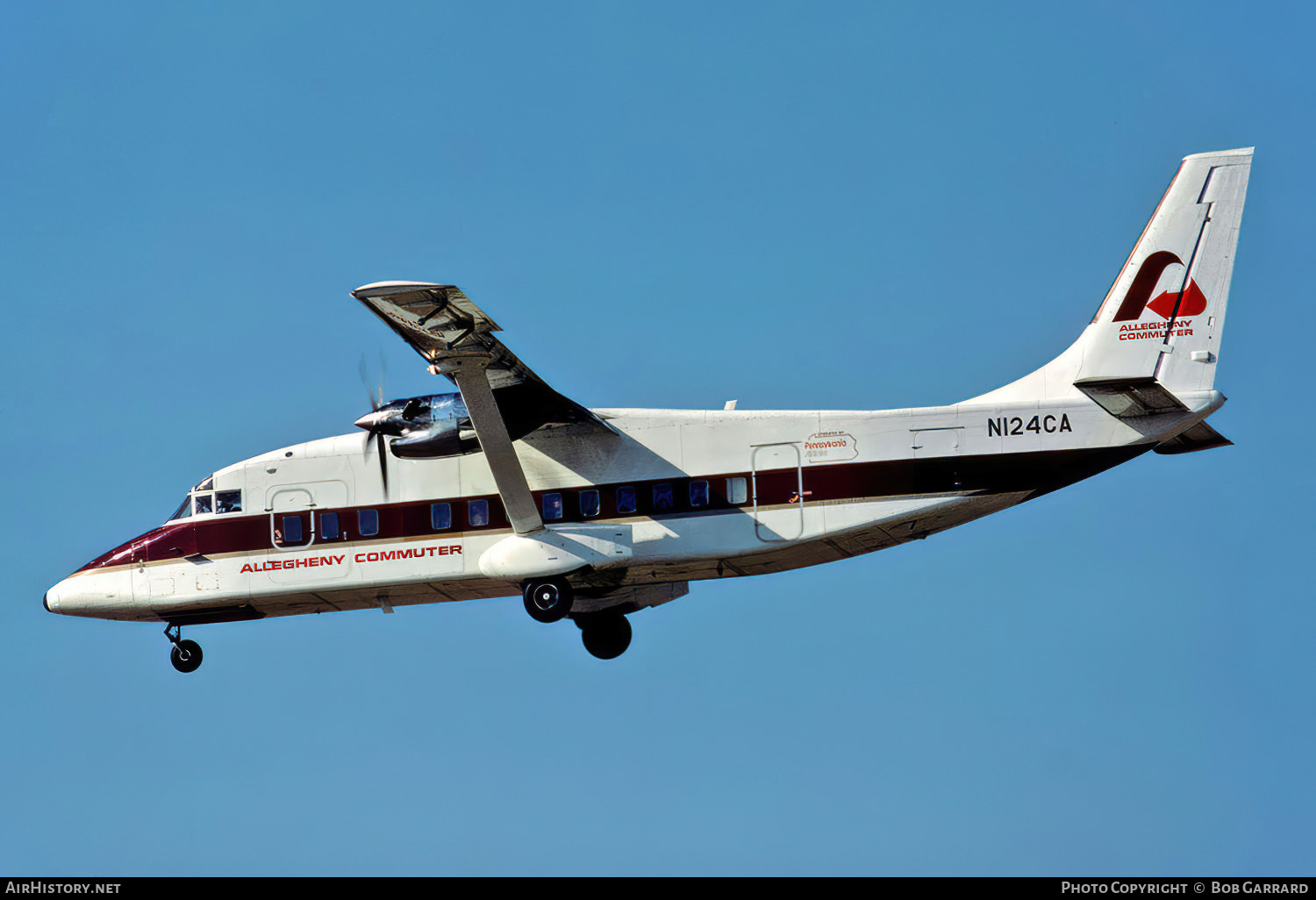 Aircraft Photo of N124CA | Short 360-100 | Allegheny Commuter | AirHistory.net #621536