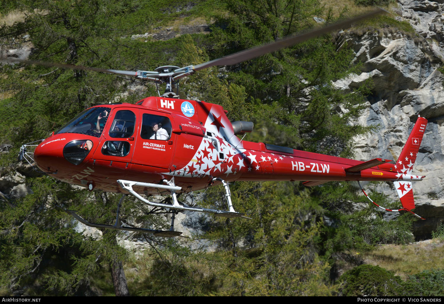 Aircraft Photo of HB-ZLW | Eurocopter AS-350B-3 Ecureuil | Air Zermatt | AirHistory.net #621541