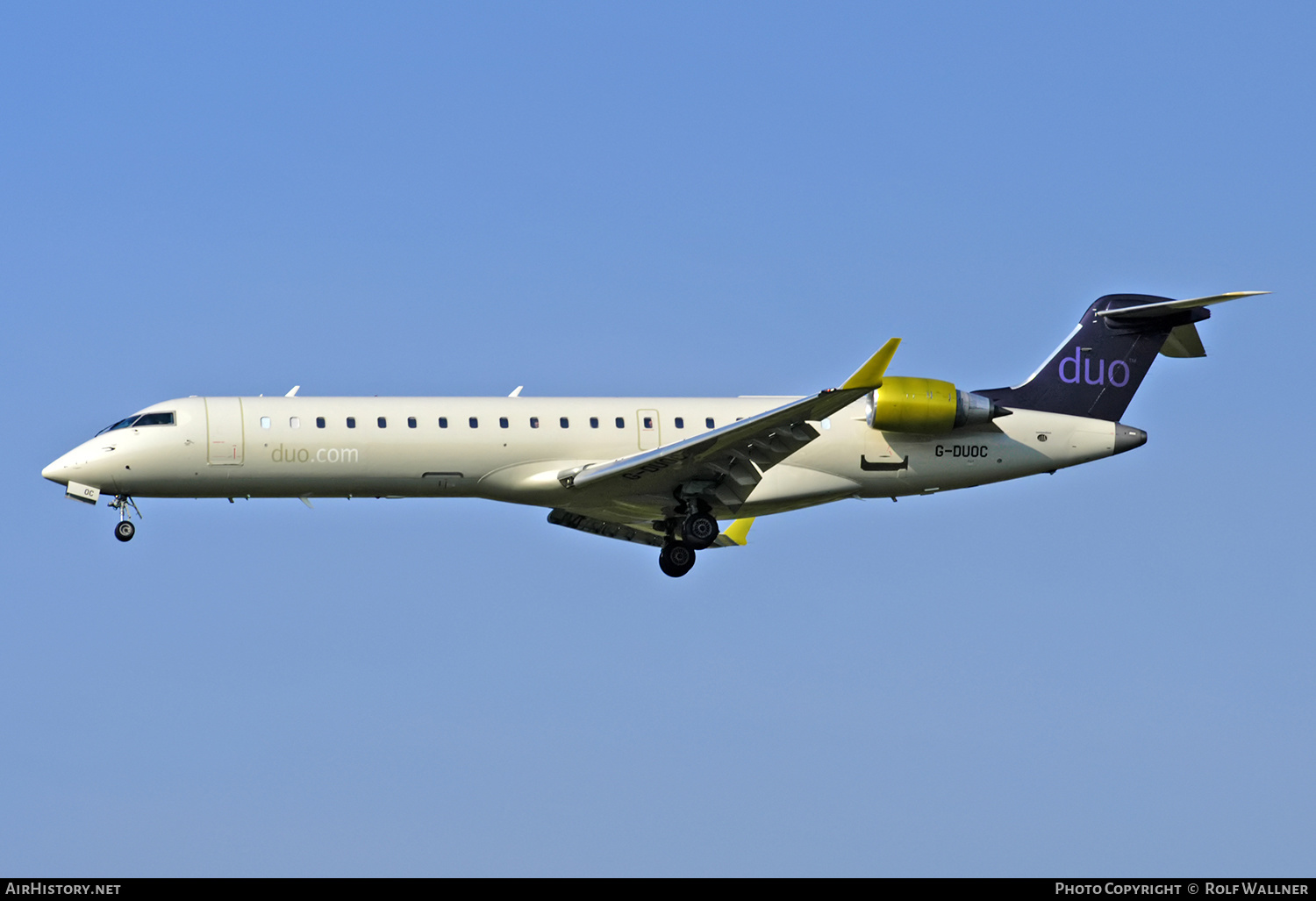 Aircraft Photo of G-DUOC | Bombardier CRJ-700 (CL-600-2C10) | Duo Airways | AirHistory.net #621546