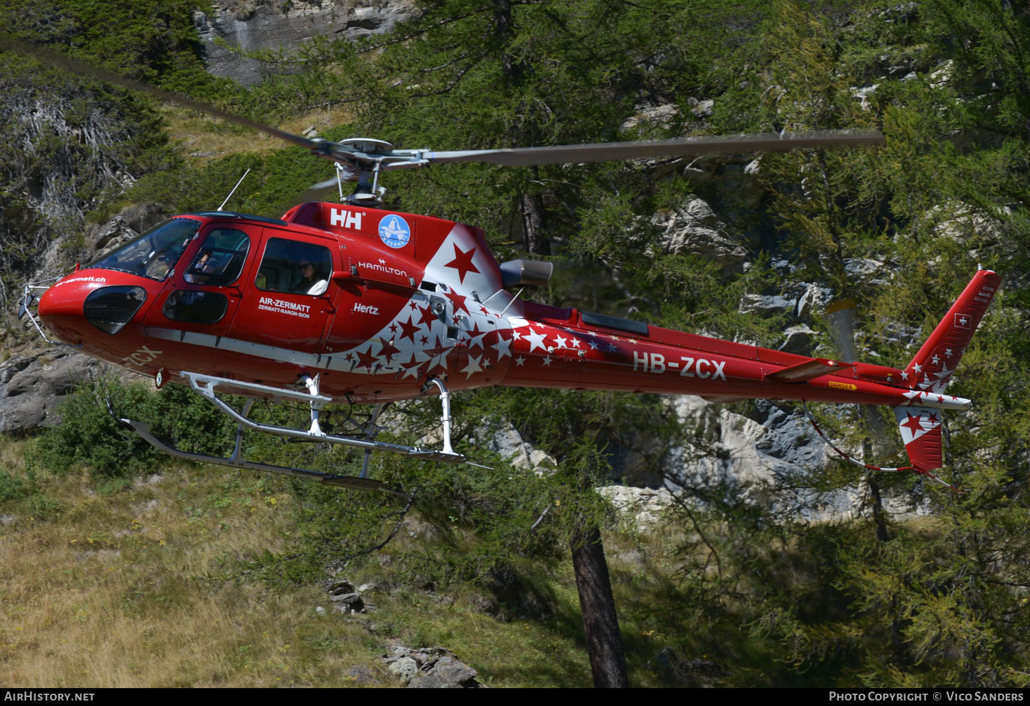 Aircraft Photo of HB-ZCX | Aerospatiale AS-350B-3 Ecureuil | Air Zermatt | AirHistory.net #621561