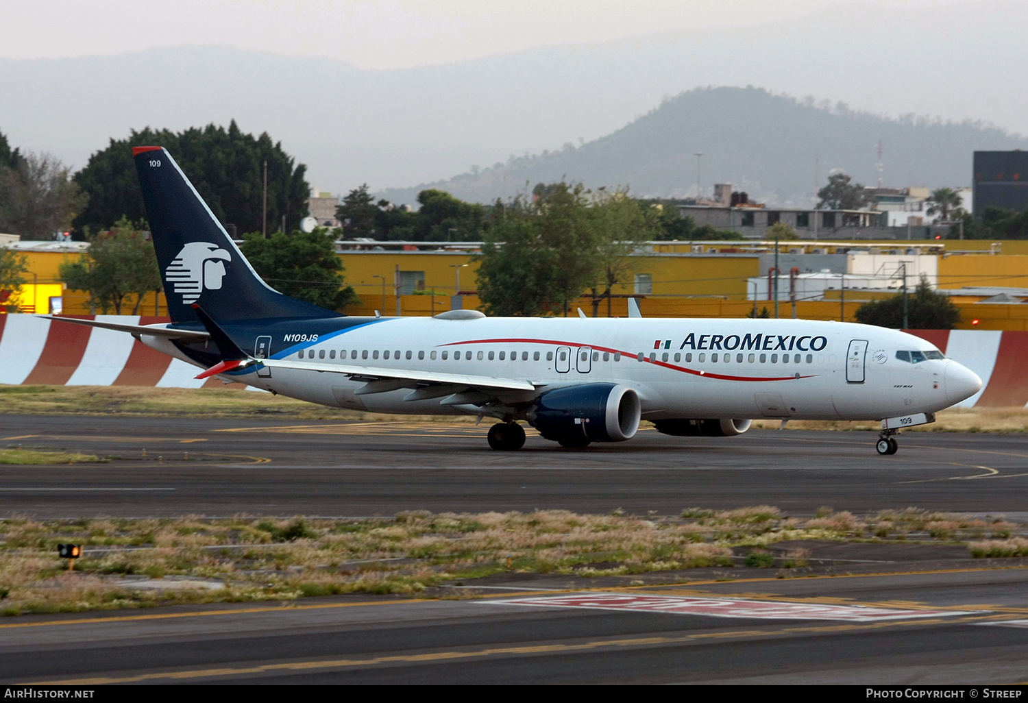 Aircraft Photo of N109JS | Boeing 737-8 Max 8 | AeroMéxico | AirHistory.net #621581