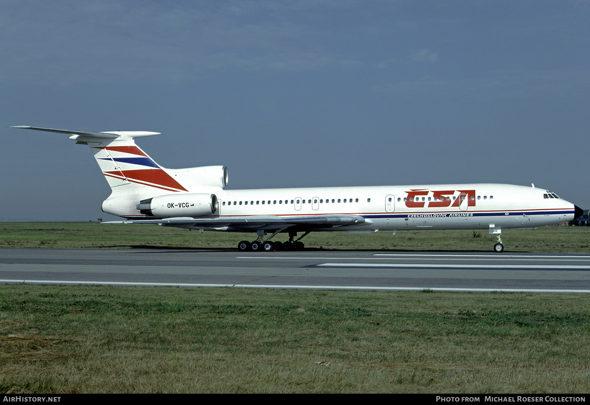 Aircraft Photo of OK-VCG | Tupolev Tu-154M | ČSA - Československé Aerolinie - Czechoslovak Airlines | AirHistory.net #621600