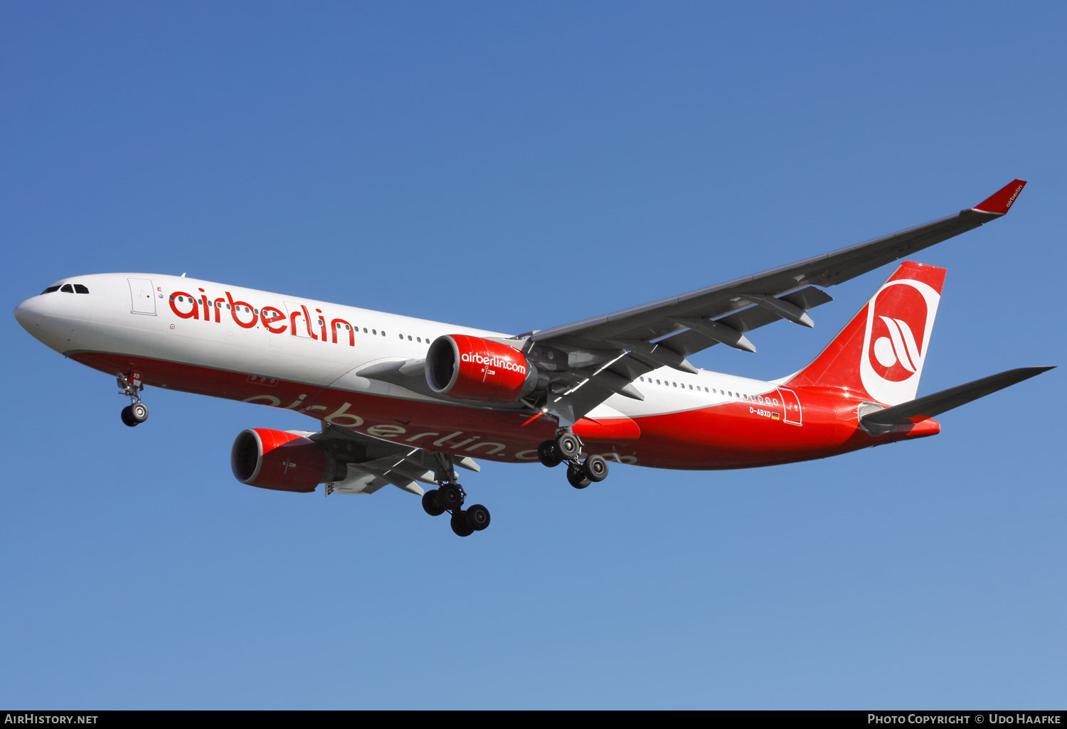 Aircraft Photo of D-ABXD | Airbus A330-223 | Air Berlin | AirHistory.net #621613