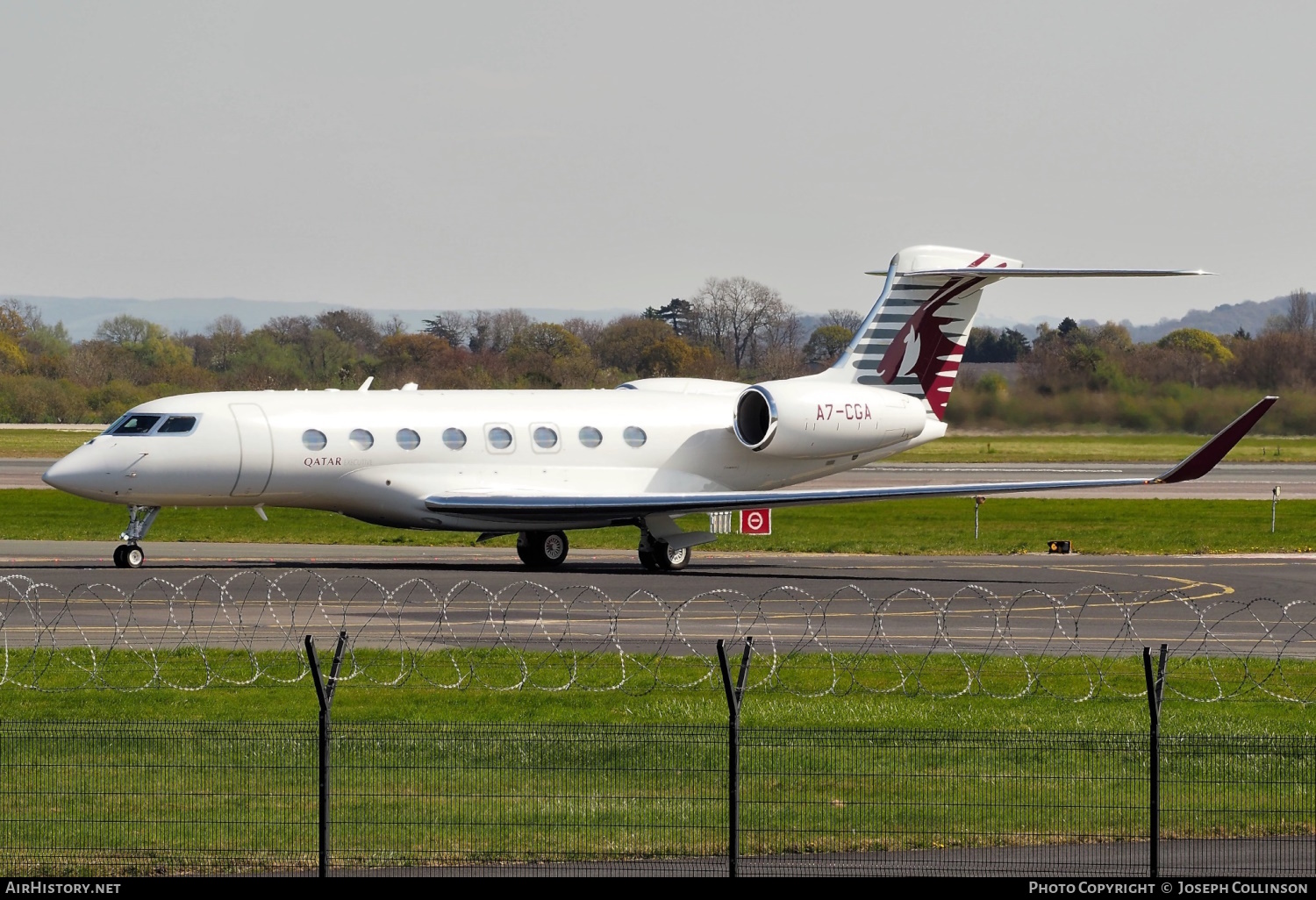 Aircraft Photo of A7-CGA | Gulfstream Aerospace G650ER (G-VI) | Qatar Executive | AirHistory.net #621643