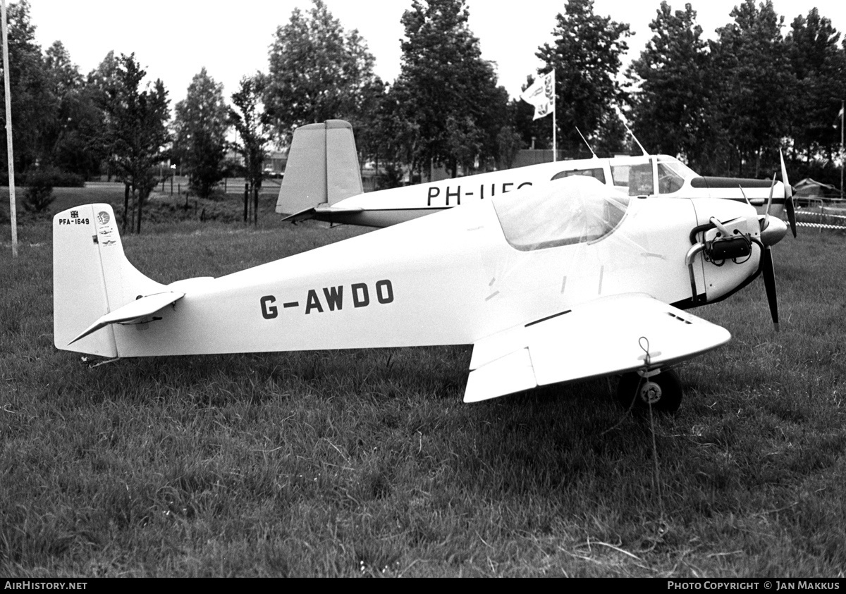 Aircraft Photo of G-AWDO | Druine D-31 Turbulent | AirHistory.net #621651