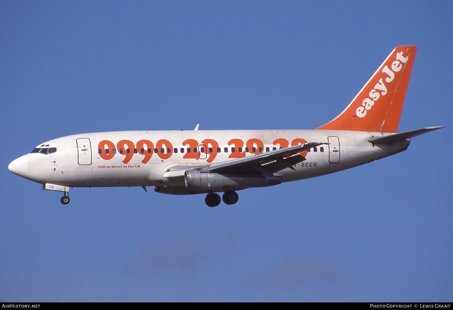 Aircraft Photo of G-BECH | Boeing 737-204/Adv | EasyJet | AirHistory.net #621656