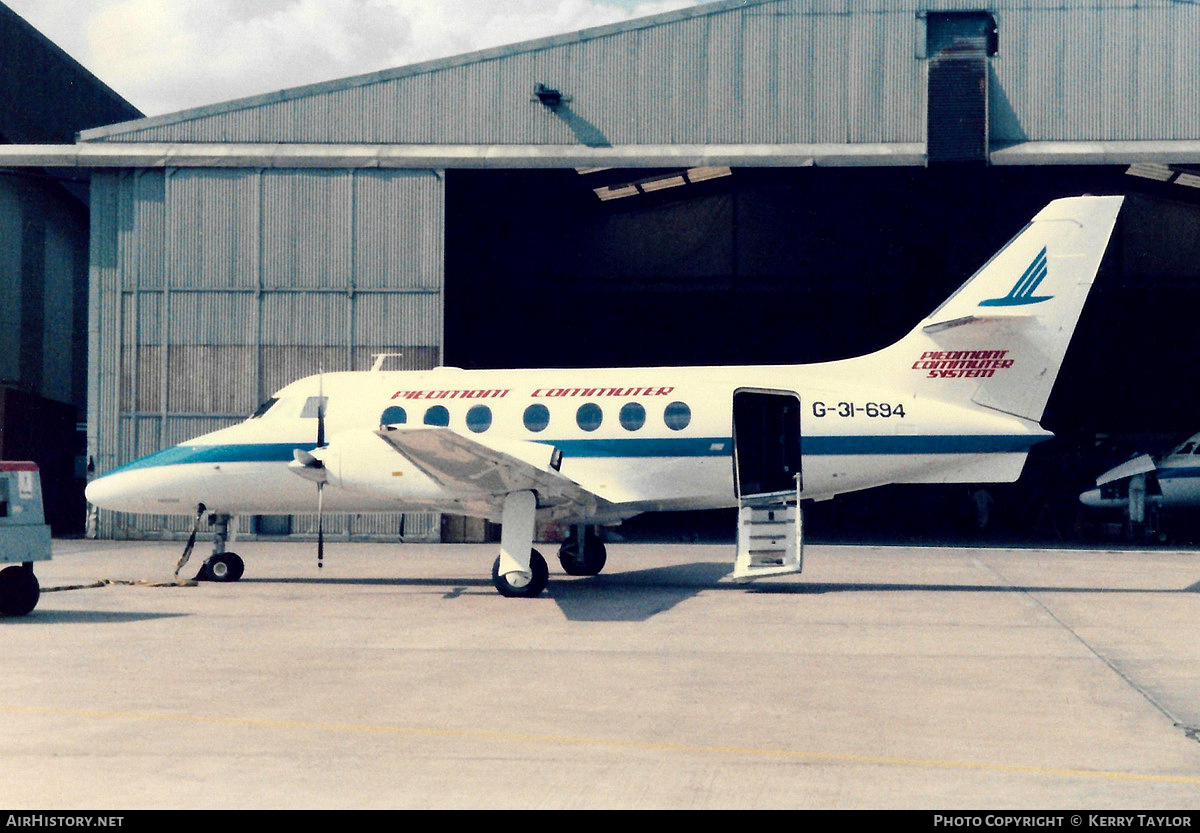 Aircraft Photo of G-31-694 | British Aerospace BAe-3101 Jetstream 31 | Piedmont Commuter | AirHistory.net #621668