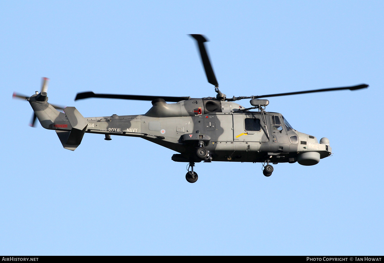 Aircraft Photo of ZZ514 | AgustaWestland AW-159 Wildcat HMA2 | UK - Navy | AirHistory.net #621672