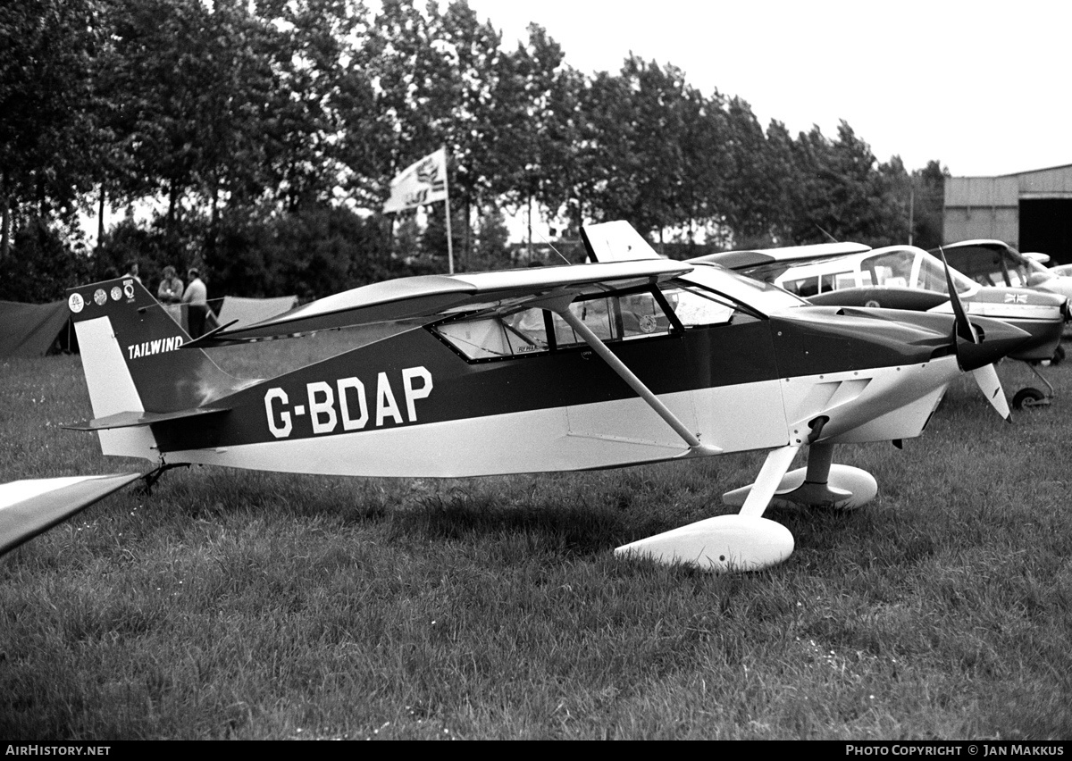 Aircraft Photo of G-BDAP | Wittman W-8 Tailwind | AirHistory.net #621674